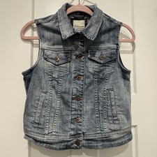 The Heritage 1981 Vest Medium Blue Denim Women’s