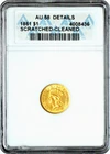 Photo of a 1861-P Gold Dollar from an eBay listing that sold on Jul 2, 2026