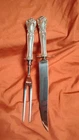 ESSEX HOUSE. Circa 1948 55 Grams ADJUSTED STERLING WEIGHT Steak Carving Set $ 85