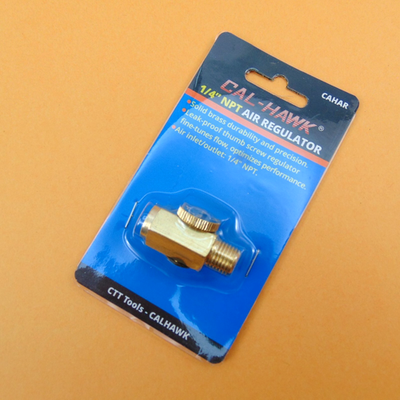 #ad #ad 1 4quot; Air Tool Pressure Regulator Thumbwheel Inline Adjustable Flow Solid Brass $12.95