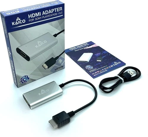 Kaico PS1 HDMI Adapter / PS2 HDMI Adapter compatible with all Sony Playstations