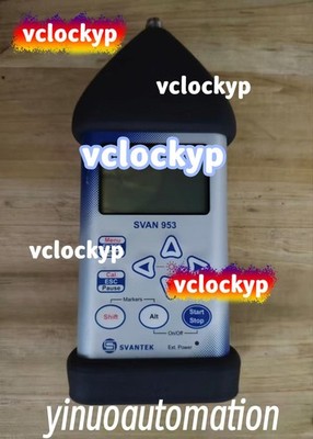 SVANTEK SVAN 953 Sound and Vibration Analyzer (with power supply) Fedex/DHL/UPS