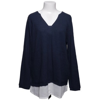 Bodyflirt, Strickpullover, Größe: L, Blau/Weiß, Acryl, Einfarbig #lBW