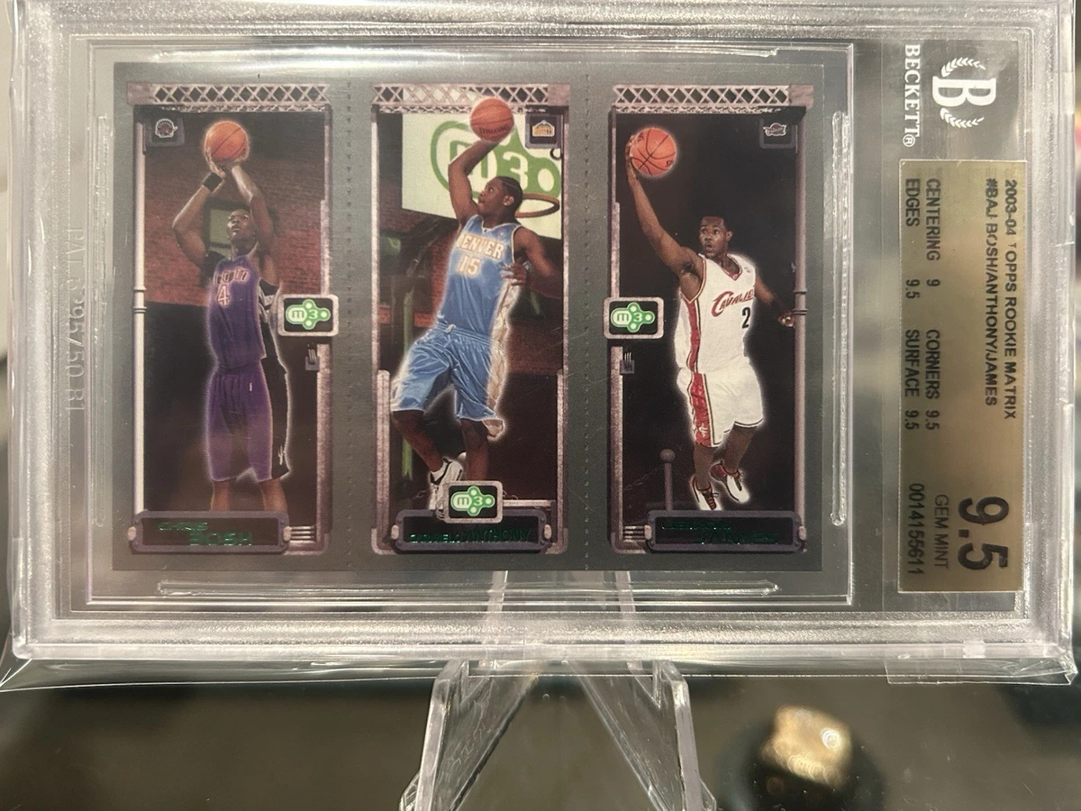 LeBron James Grade 9.5 Basketball Rookie Sports Trading Cards