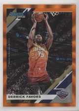 2019-20 Panini Donruss Holo Orange Laser Derrick Favors #192 1u6