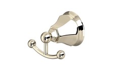 Rohl A6881PN Palladian Wall Mount Double Robe Towel Hook Polished Nickel 320