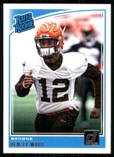 2018 Donruss #348 Denzel Ward RR RC Cleveland Browns TW3456