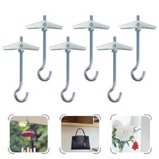6PCS Advertising Hanging Hook Toggle Wings Flag Clip Poster Accessories