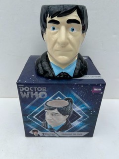 Doctor Who Second Doctor Patrick Troughton Ceramic 3D Mug