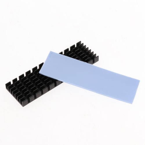 Dissipateur thermique aluminium pad thermique pour SSD N80 NVME M.2 NGFF 2280 PCI-E - Photo 5/6
