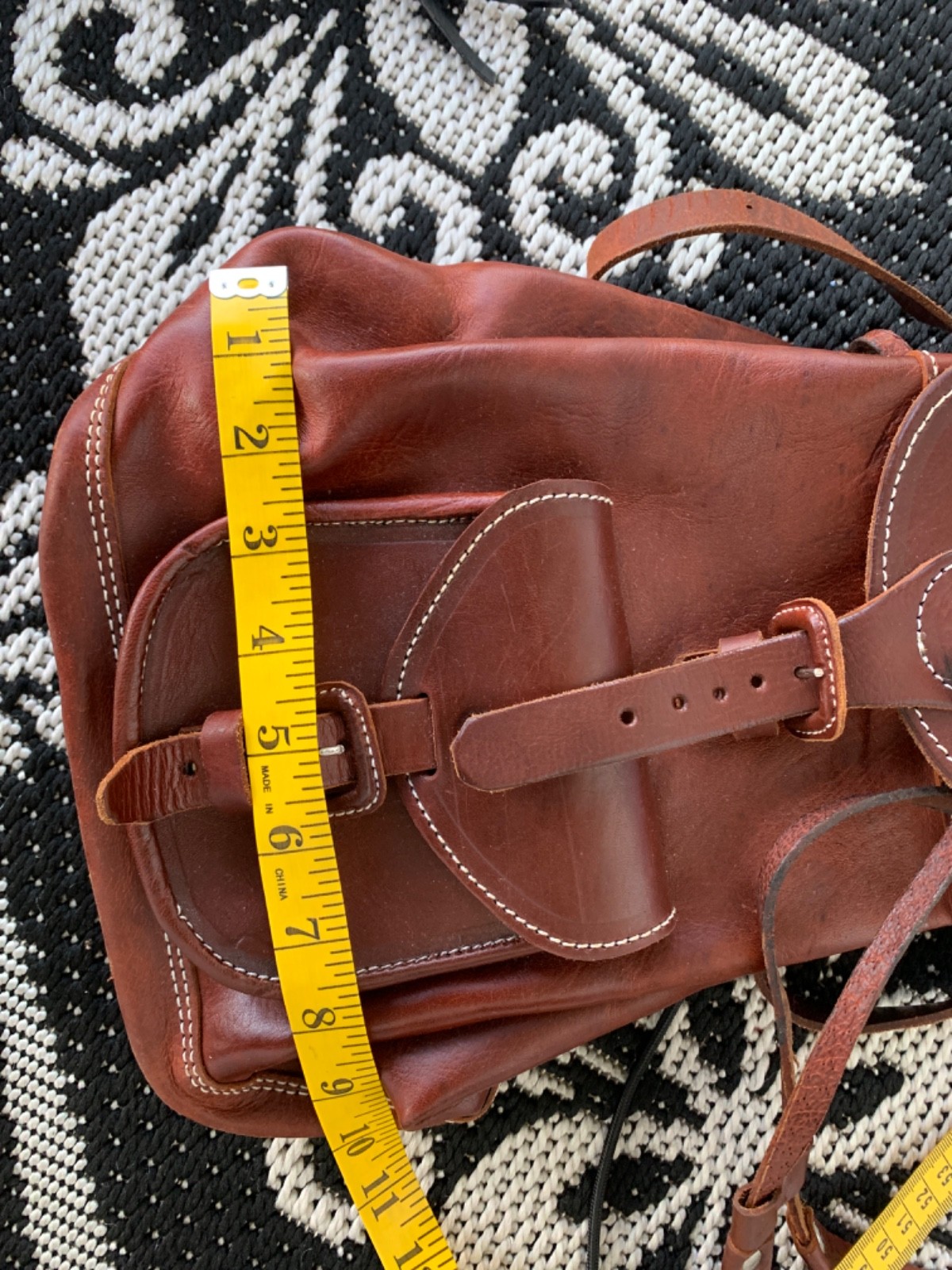 Leather backpack, Handmade Leather Backpack - image 4