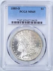 1885-O $1 Morgan Silver Dollar MS65 PCGS 61214619