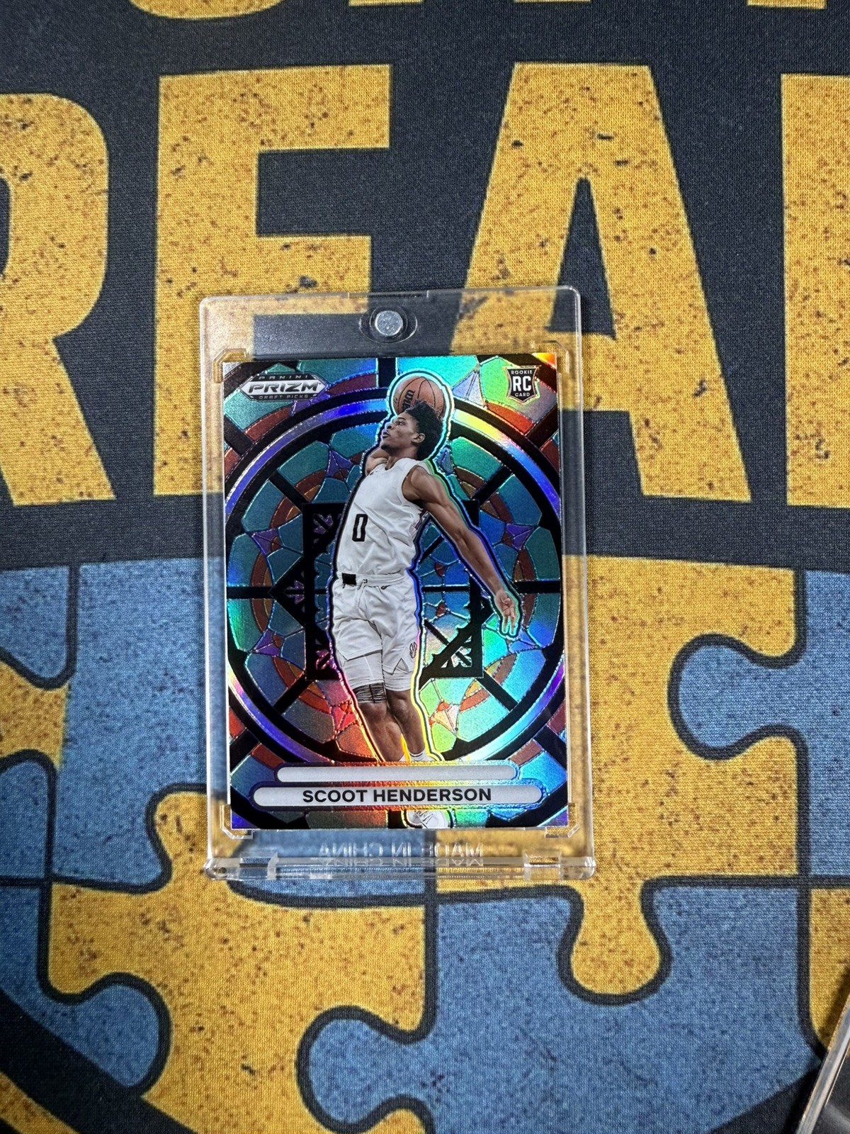 2023 Panini Prizm Draft Picks Scoot Henderson Stained Glass Trail Blazers #8