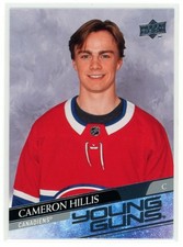 CAMERON HILLIS 2020-21 Upper Deck Extended Young Guns #705