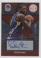 2012-13 Totally Certified Rookie Roll Call Red 106/199 Festus Ezeli #63 Auto 2d9