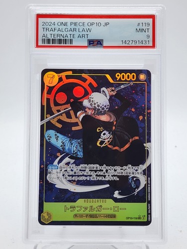 Trafalgar Law (Parallel) graded PSA 9 for sale on eBay