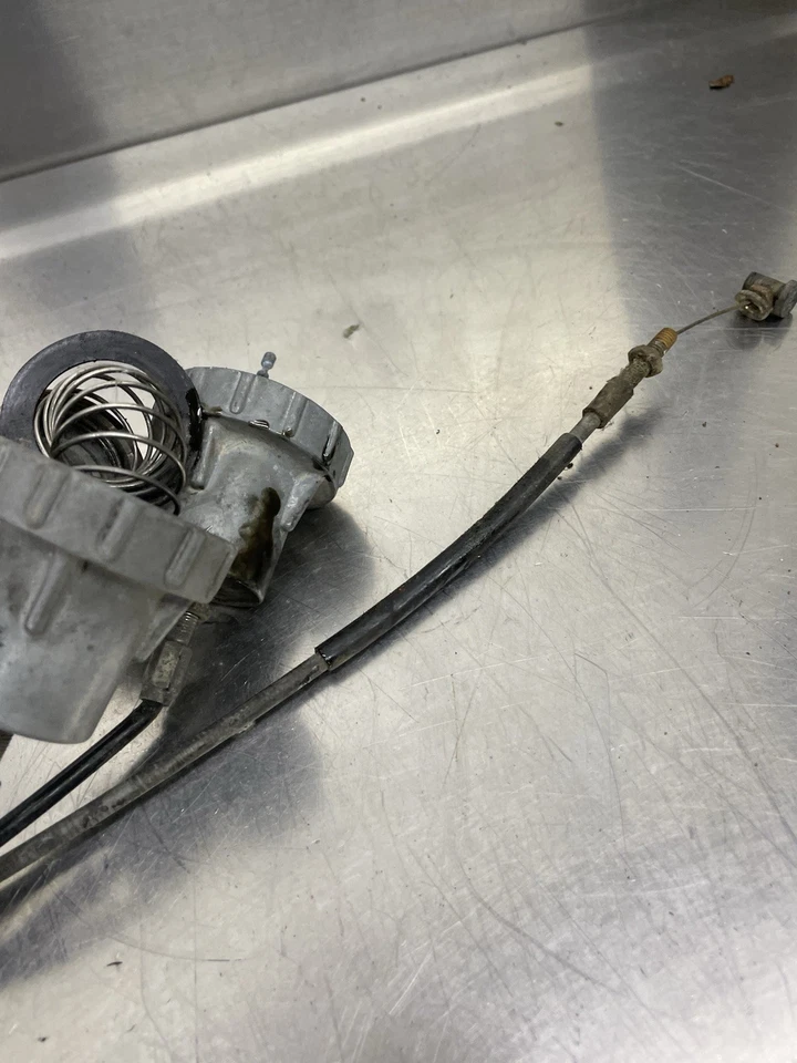 1995 1996 1997 Arctic Cat Cougar 550 OEM Carb Throttle Oil Cable Slide Assembly - Image 4 of 4