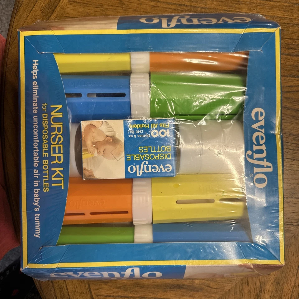 Kit de inicio completo de alimentación desechable Evenflo DE COLECCIÓN biberones Foto 2 de 4