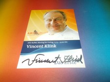 Vincent Klink ARD Buffet  signed signiert  Autogramm auf Autogrammkarte