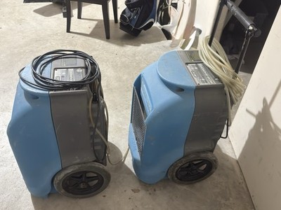 2 Dri-Eaz DrizAir 1200 Industrial Portable Dehumidifier 