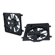 LABLT A/C Condenser and Radiator Cooling Fan Fit For Honda Element 2007-2011