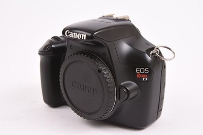 Canon EOS Rebel T3 12.2MP Digital SLR Camera Body Shutter Count 28,000 #T-23102