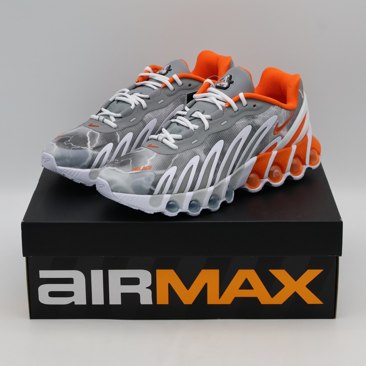 IB4181-002 PALACE x Nike Air Max DN8 Dusty Grey Safety Orange