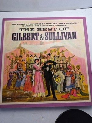 BEST OF GILBERT & SULLIVAN READERS DIGEST VINYL 3 LP BOX SET W/ BOOKLET RD42-M