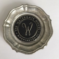 Watergate Hotel Ashtray Washington DC Historic Nixon Era Souvenir 1970s Exc Cond