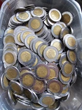 Top 100 Stück Münzen  500 Lire Italien verschiedene Jahrgänge 