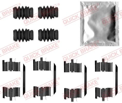 Quick Brake ZubehöRsatz, Scheibenbremsbelag 109-0035 FüR Ford Opel-image