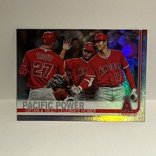 2019 Topps Update Rainbow Foil us189 Pacific Power Mike Trout Shohei Ohtani MVPs