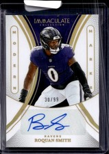 2025 Panini Immaculate Collection #MM-RSH Roquan Smith Modern Marks #/99
