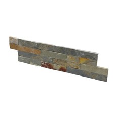 Sample of Rustic Multicolour REAL Slate Stone Split Face Wall Cladding Tiles