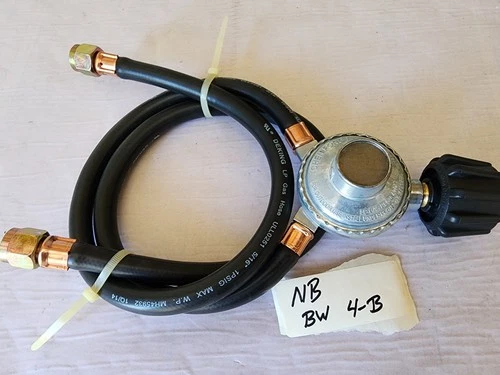 4' Dual Hose Propane Regulator, Y Splitter 24"-24"