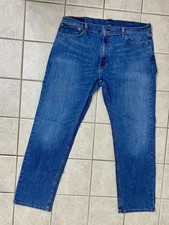 Levis 559 Relaxed Straight 38 x 32 Actual  Blue Mens Jeans Cotton Denim