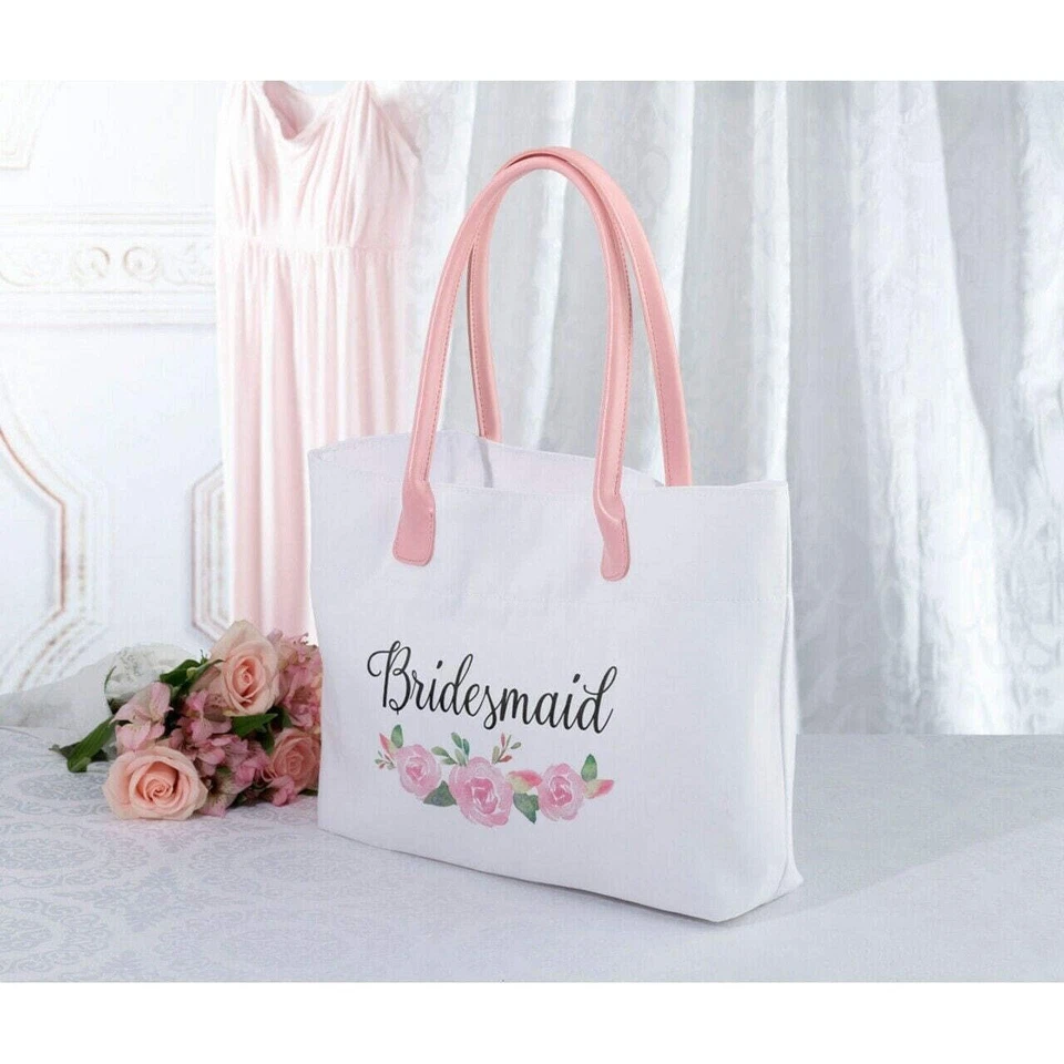Floral Bridesmaid Tote Bag - Image 2 of 3