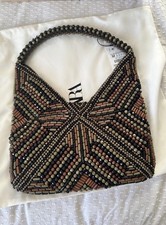 Zara BUCKET BAG WITH BEADING