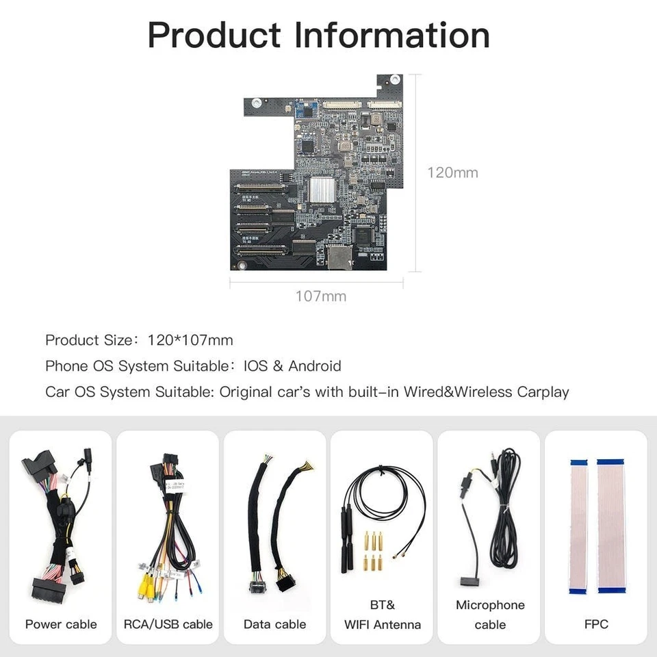Wireless Carplay Kit Porsche 911 Cayenne Panamera Macan Boxter Cayman 2010-2016 - Image 3 of 4