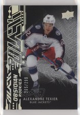 2019-20 SPx UD Black Obsidian Rookies 265/299 Alexandre Texier #R-AT ev5