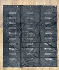 30-Pocket Hanging File Pocket Chart Black Classroom Teacher