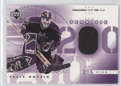 2001-02 Upper Deck Challenge for the Cup Terrific 200 Felix Potvin #T-FP 0c3