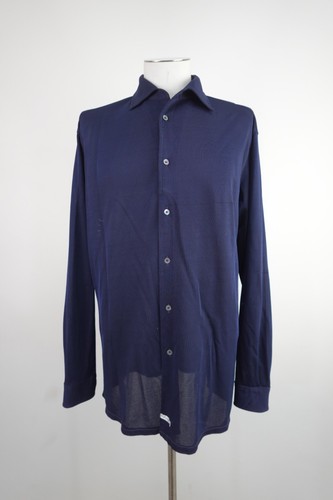 C.P. Company, CP COMPANY MENS SHIRT SIZE 4 / L MAN ITALY CASUAL COTTON VINTAGE BLUE SHIRT