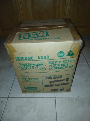 1993 Teenage Mutant Ninja Turtles Movie Actors Empty Case Carton Rare - Picture 1 of 2