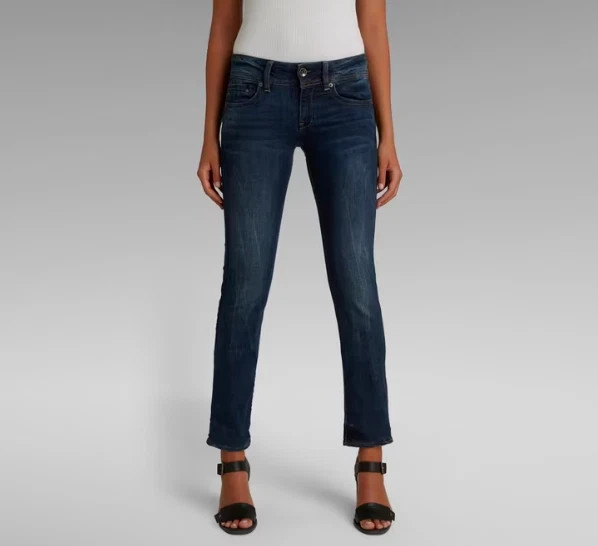 G-Star RAW Midge Jeans Womens Saddle Recycled Straight 26/30 BNWT RRP £110 Aged