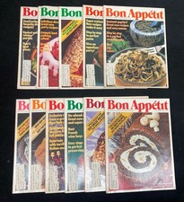 Bon Appetit Magazines January thru December 1982 Set Lot of 11 See Details