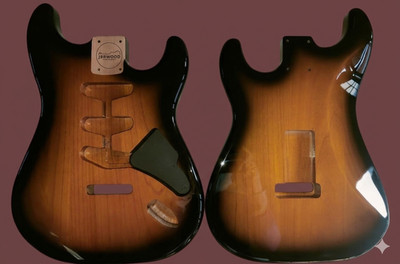 STRATOCASTER BODY 2 tone sunburst gloss
