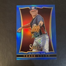 2013 Select USA Blue Prizm #34 Trace Loehr /199