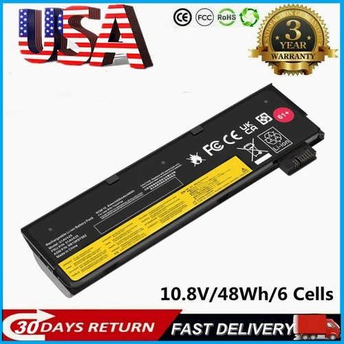 ✅LOT 48Wh Battery 61+ For Lenovo Thinkpad T470 T480 T570 T580 P51s P52s 01AV491