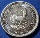 1967-1986 1 Oz Krugerrand Silver Commemorative Stefans Johannes .999